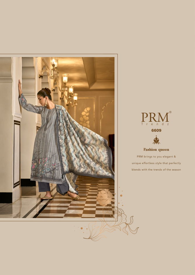 Aneeksha By Prm Muslin Silk Printed Designer Salwar Kameez Wholesale Online